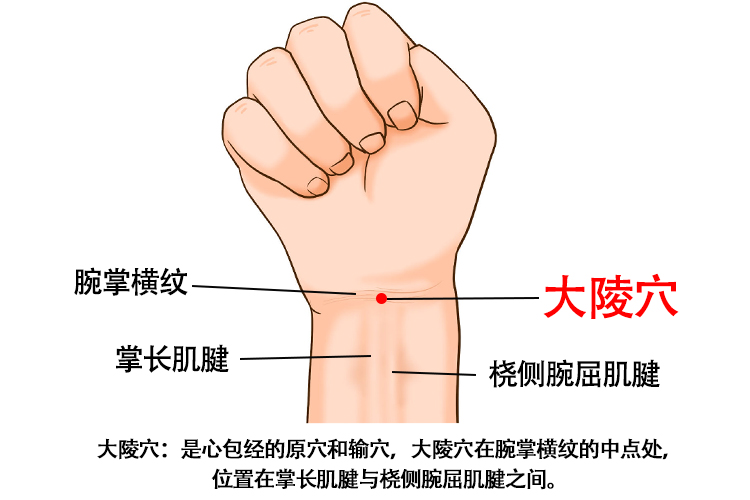 心火旺拍打位置图