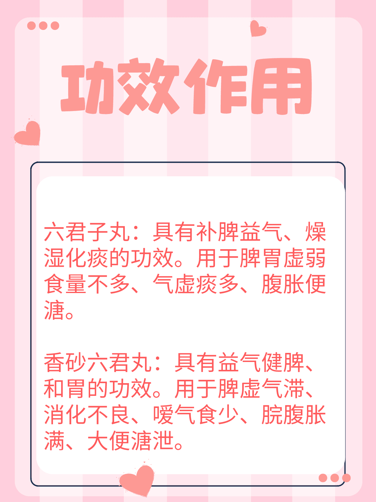 香砂六君丸的成分图片