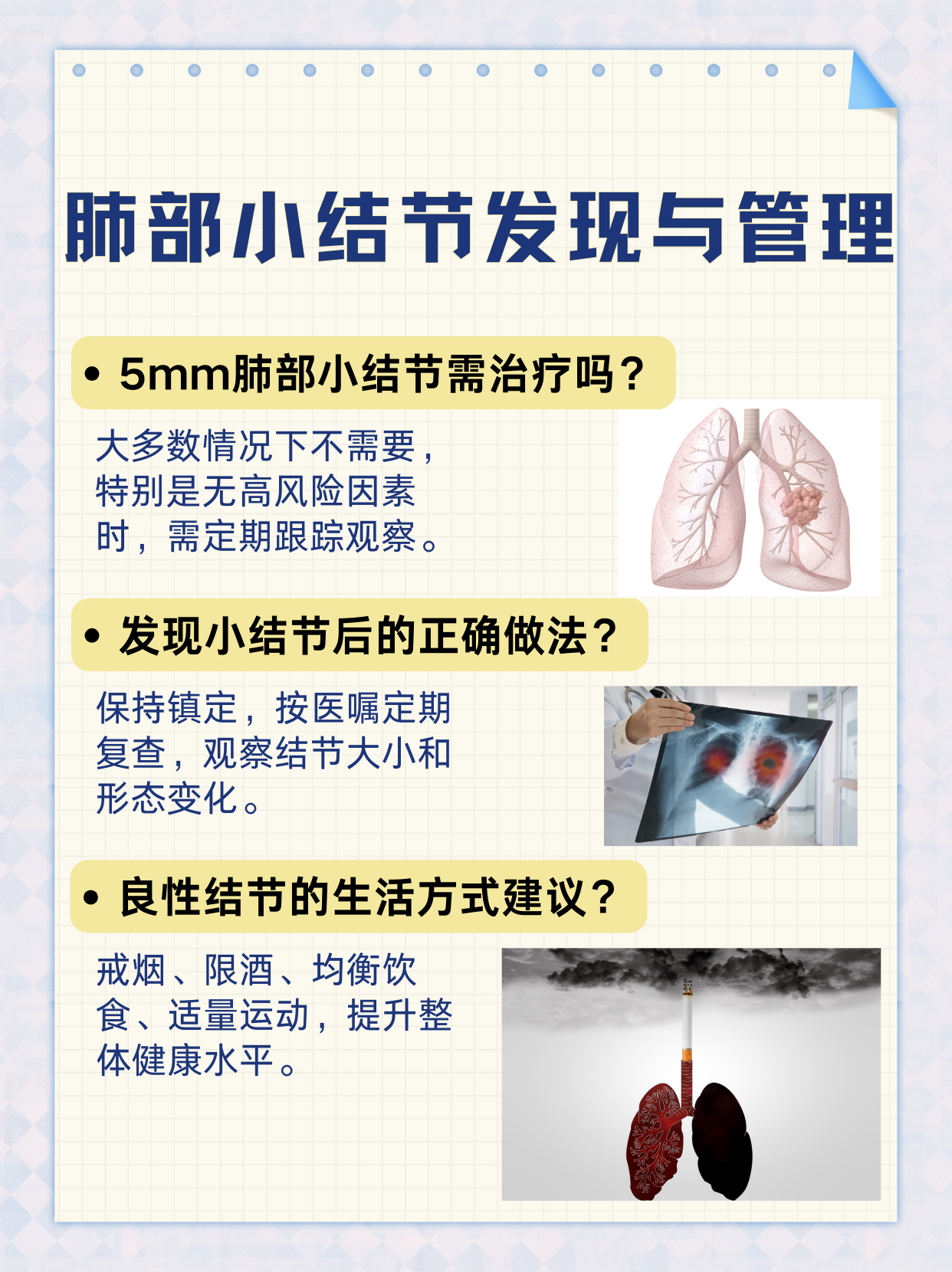 发现肺部小结节(5mm,到底需不需要治疗?