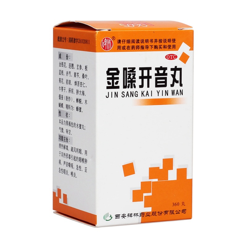 金嗓开音丸(碑林)