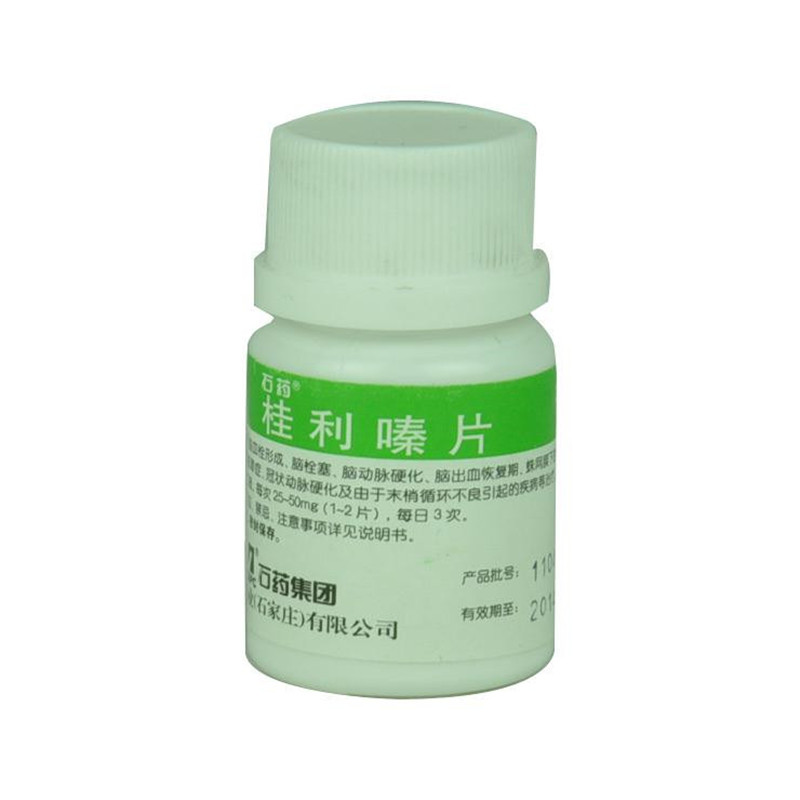 桂利嗪片(肉桂苯哌嗪)