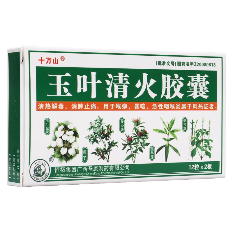 玉叶清火胶囊(十万山)