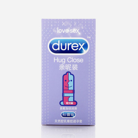 杜蕾斯durex 避孕套 亲昵装12只